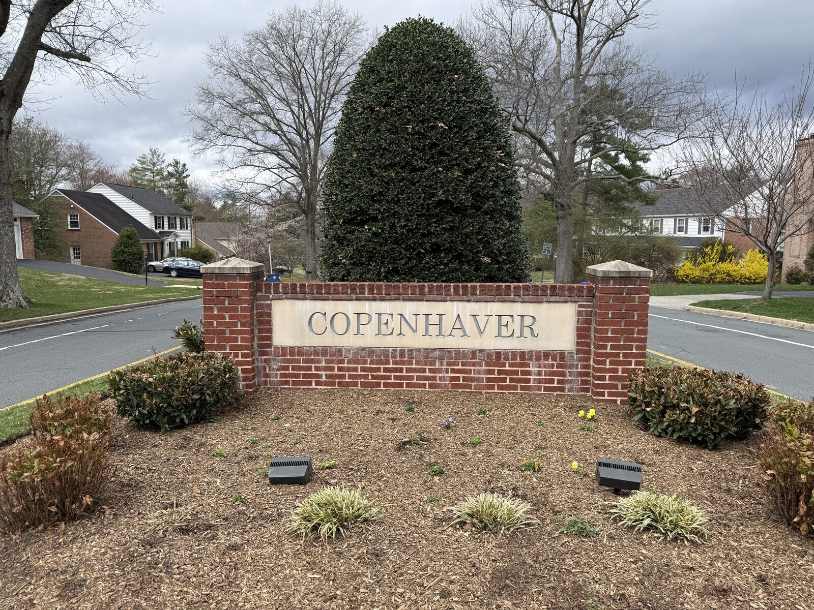 Copenhaver Entrance at Falls Road