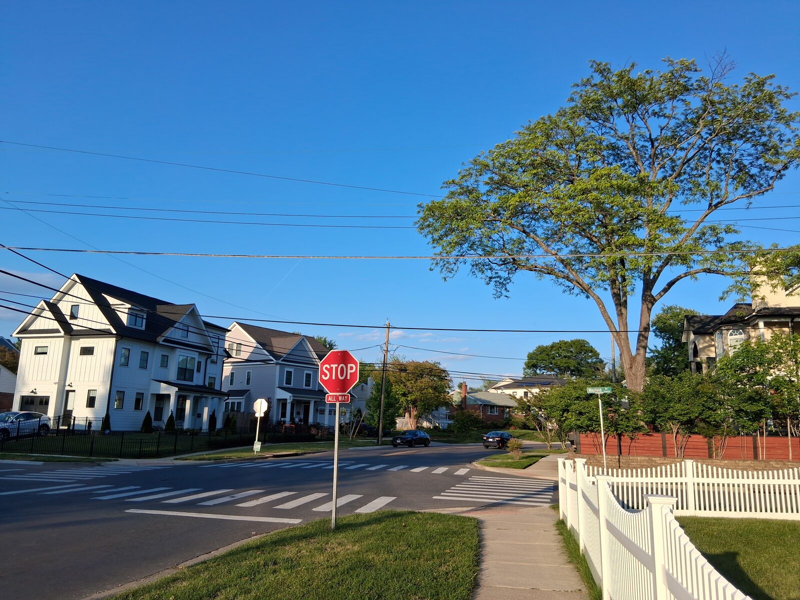 Mayfield Drive and Lone Oak Drive intersection in Fernwood